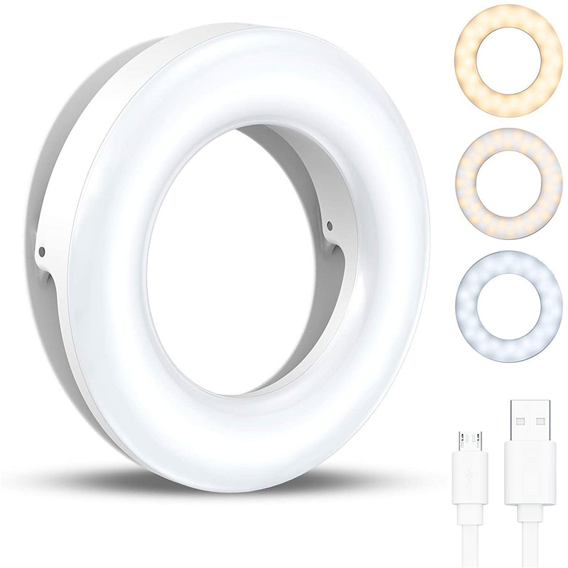 Photography Lighting Description - Đèn LED Di Động Kẹp Vòng