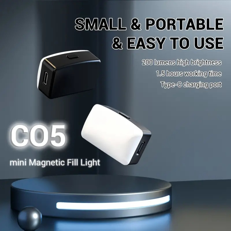 Mini Magnetic LED Selfie Light - đánh giá và giá Photography Mobile Lighting